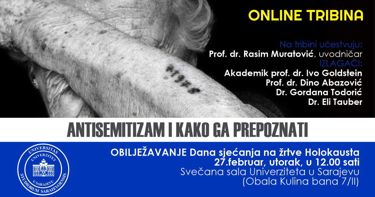 Održana online tribina pod nazivom Antisemitizam i kako ga prepoznati